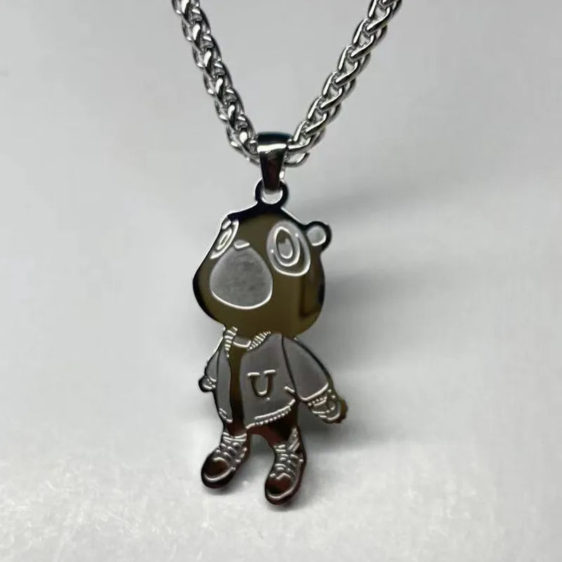 Kanye West 'Graduation Bear v2' Chain | Stainless Steel. Heat Proof. Water Proof. Suitable for Sensitive Skin.