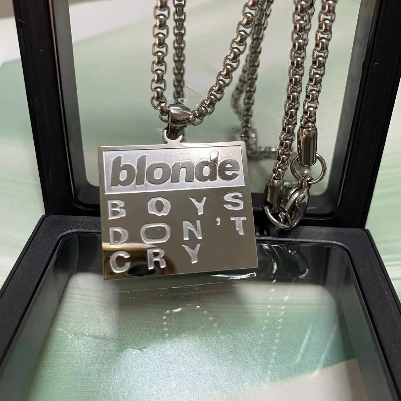 Frank Ocean 'Boys Don't Cry' Chain | Stainless Steel. Heat Proof. Water Proof. Suitable for Sensitive Skin.