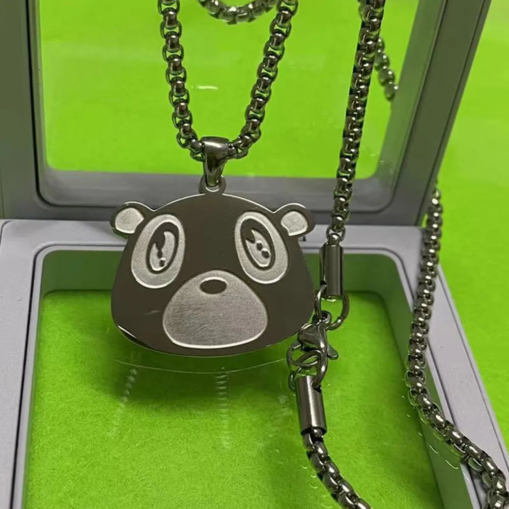 Kanye West 'Graduation Bear' Chain | Stainless Steel. Heat Proof. Water Proof. Suitable for Sensitive Skin.