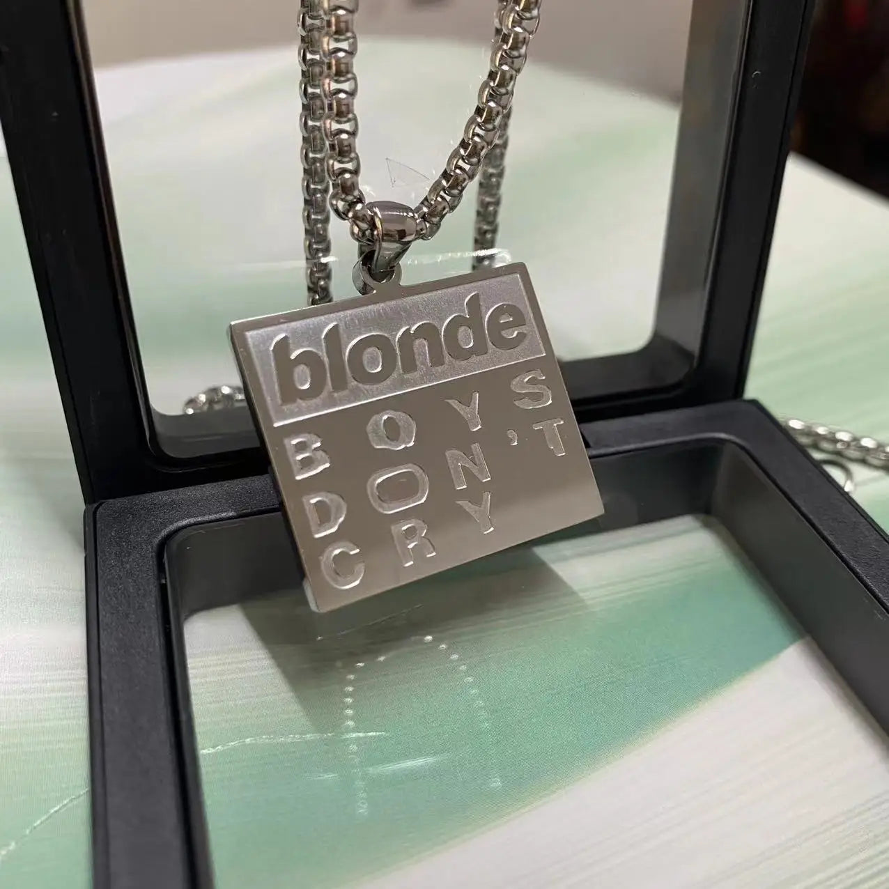 Frank Ocean 'Boys Don't Cry' Chain | Stainless Steel. Heat Proof. Water Proof. Suitable for Sensitive Skin.