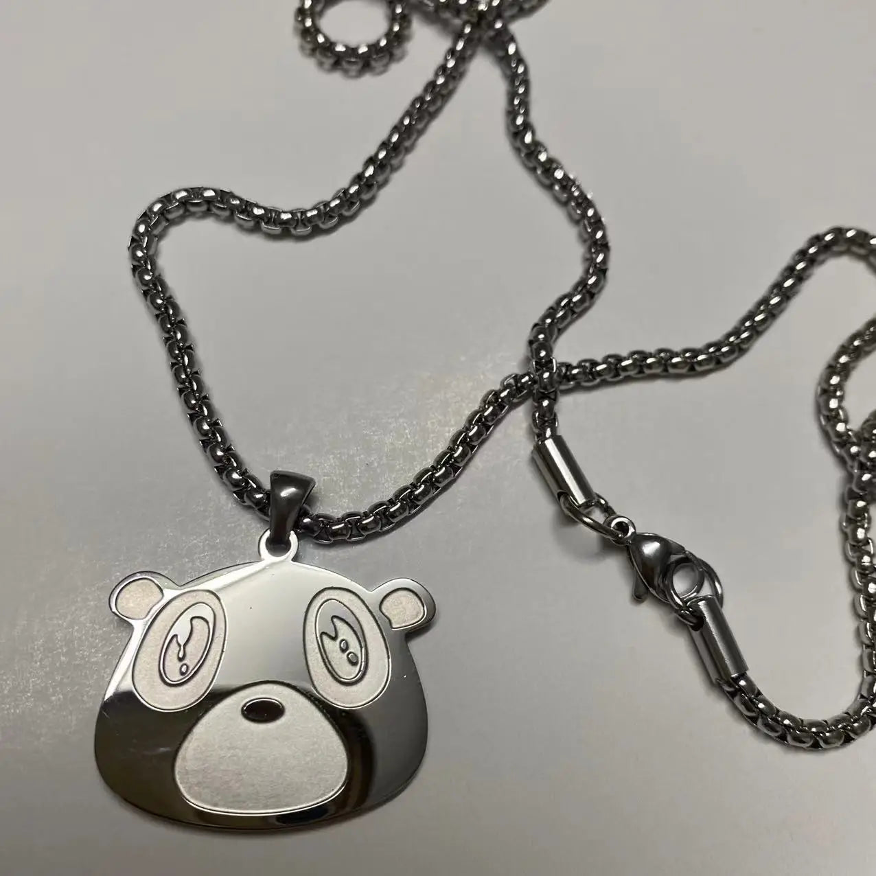 Kanye West 'Graduation Bear' Chain | Stainless Steel. Heat Proof. Water Proof. Suitable for Sensitive Skin.