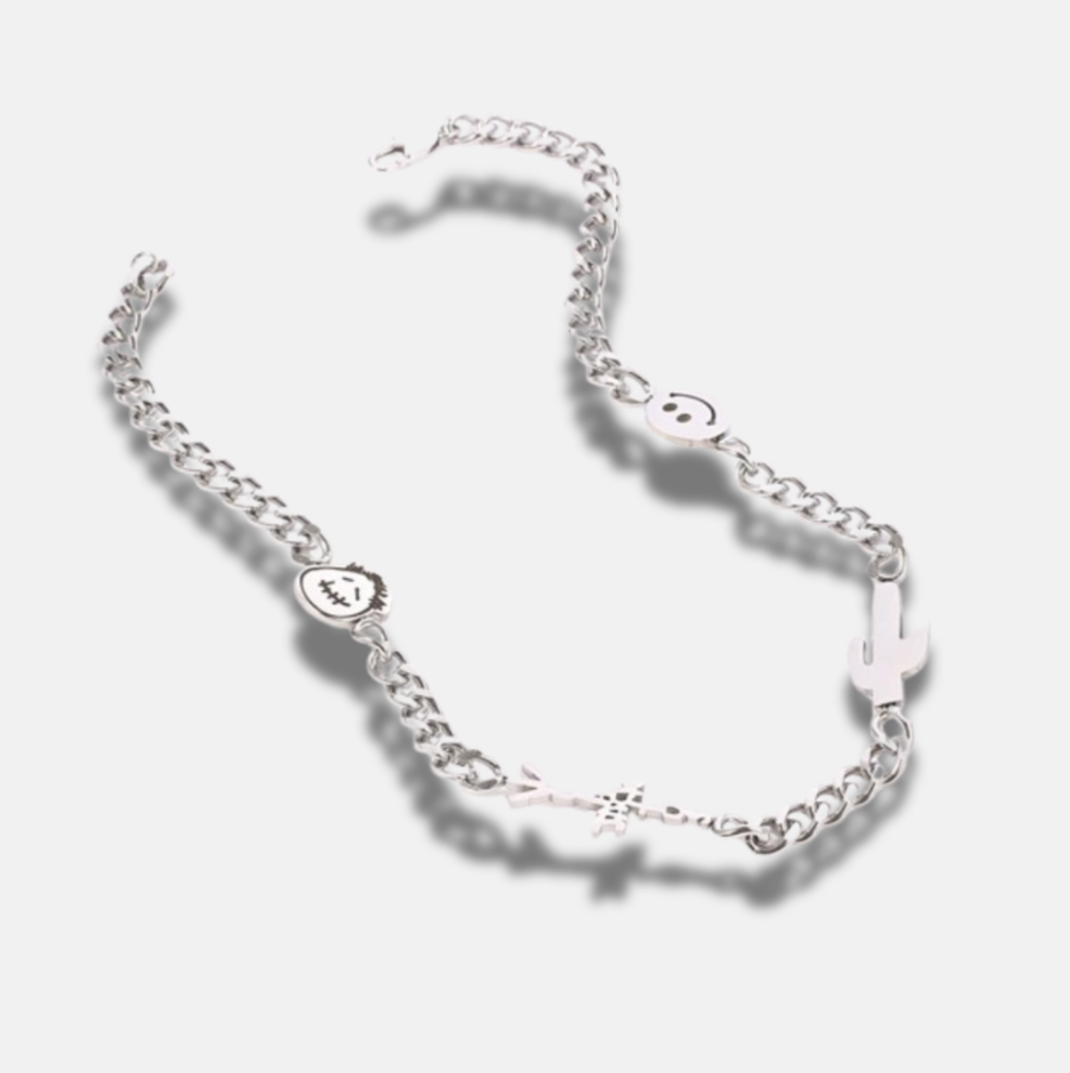 Cactus Jack Inspired Necklace | Stainless Steel. Heat Proof. Water Proof. Suitable for Sensitive Skin.