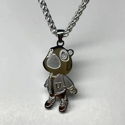 Kanye West 'Graduation Bear v2' Chain | Stainless Steel. Heat Proof. Water Proof. Suitable for Sensitive Skin.