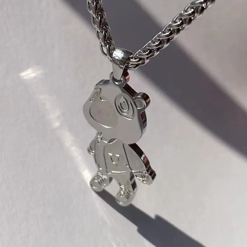 Kanye West 'Graduation Bear v2' Chain | Stainless Steel. Heat Proof. Water Proof. Suitable for Sensitive Skin.