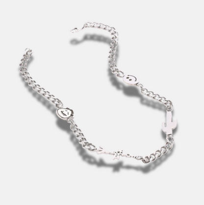 Cactus Jack Inspired Necklace | Stainless Steel. Heat Proof. Water Proof. Suitable for Sensitive Skin.