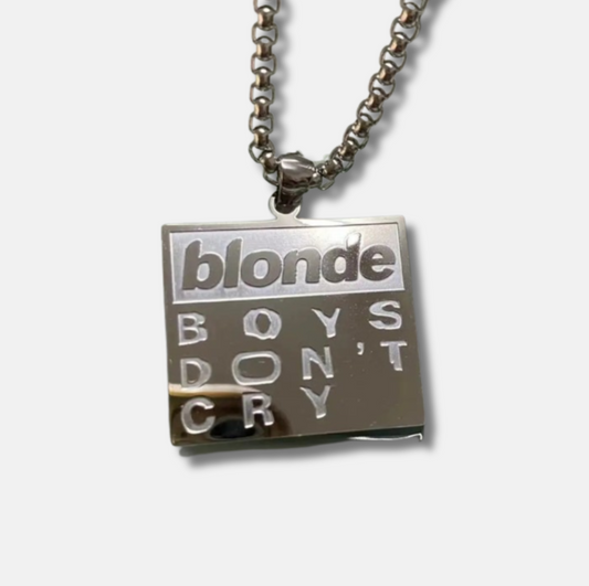 Frank Ocean 'Boys Don't Cry' Chain | Stainless Steel. Heat Proof. Water Proof. Suitable for Sensitive Skin.